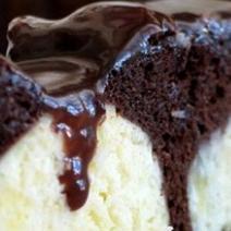Шоколадный пирог, Шоколадный пирог с творожными шариками, творожные шарики, шарики, пирог